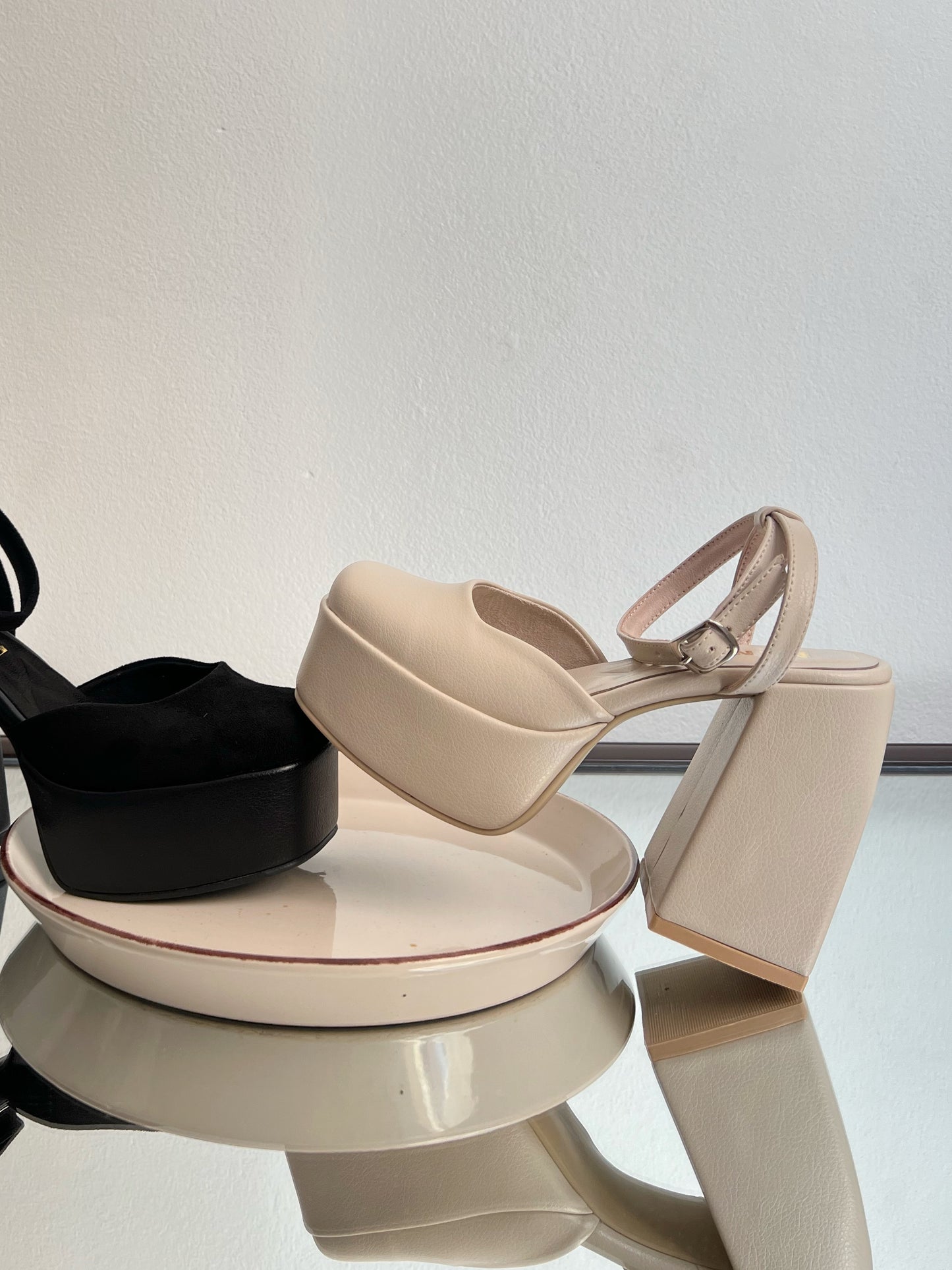 Tacón crema - Salma