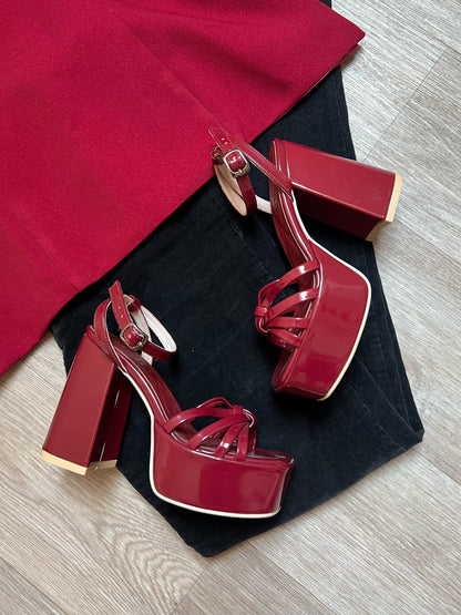 Tacones Borgoña - Stefi