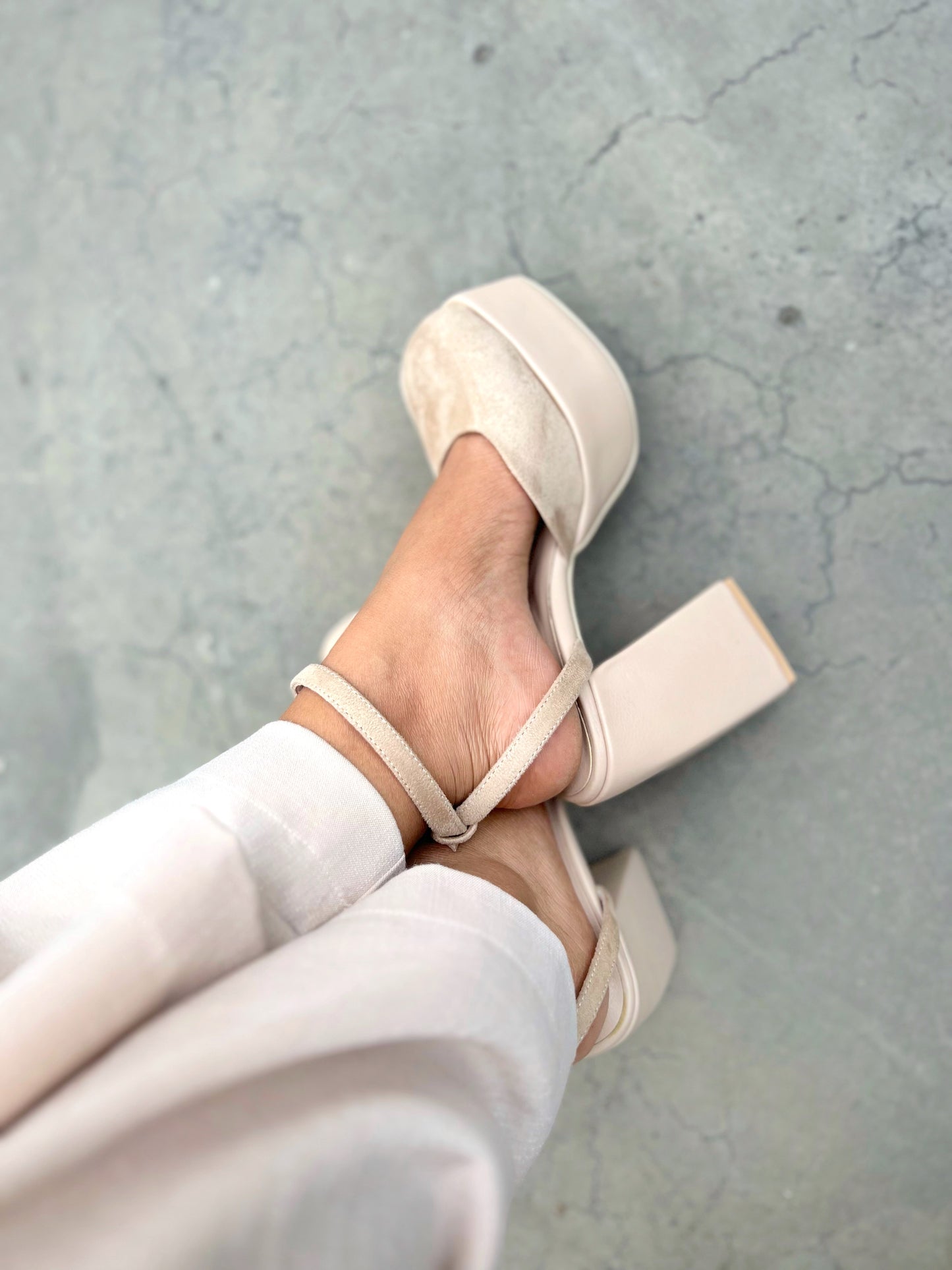 Tacón beige - Salma