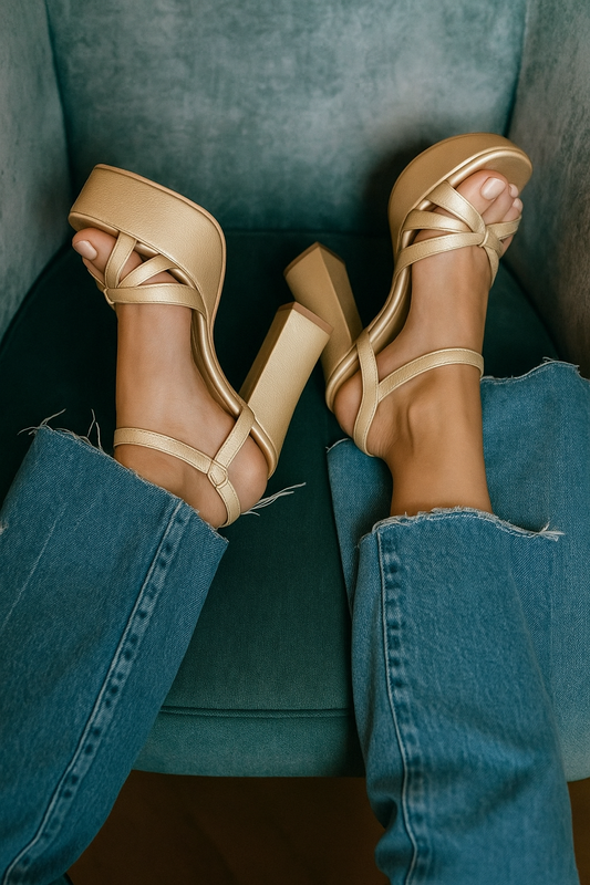 Tacón dorado - Steffi