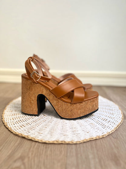 Sandalias Bombai - Camel