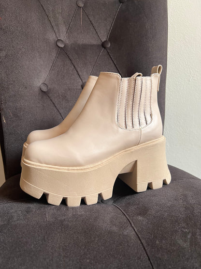 Botín beige - Chelsea
