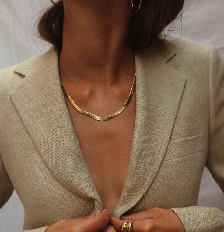 Cadena Snake - Dorada