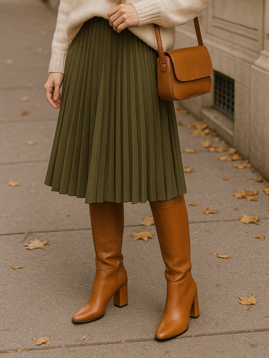 Bota caramelo - Zara