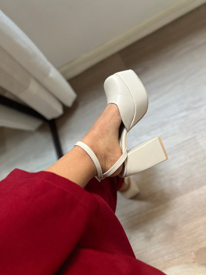 Tacón crema - Salma